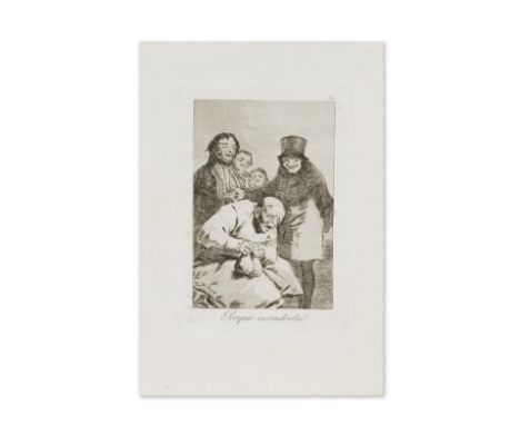 FRANCISCO DE GOYA Y LUCIENTES (1746-1828)Porque Esconderlos, planche 30 de Los Caprichos, 1799 (H.65)Eau-forte et aquatinte s