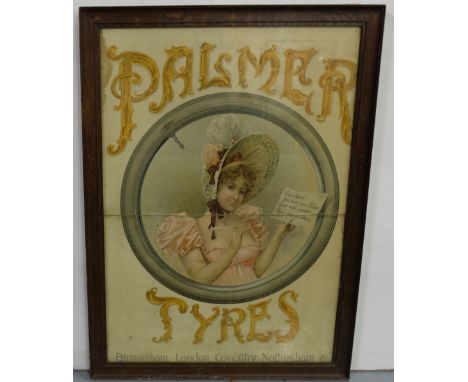 2 Advertising Posters – 1 Dunlop Bicycles & 1 Palmers Tyres (2)
