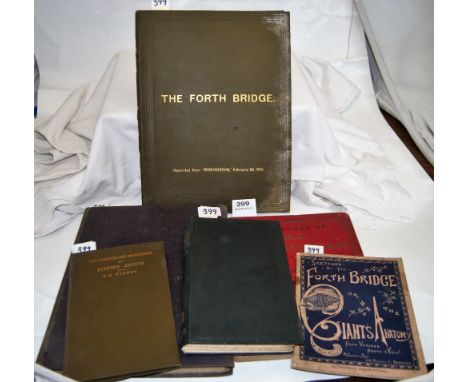 6 x Engineering Books, “Principle Lines of Spirit Levelling in Ireland”, 1855, “Riveted Joints”, B Stoney, 1885, 2 x “The For
