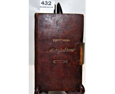 Brass clasped “Pigot & Co’s Metropolitan Guide & Book of Reference ….in the Cities of London & Westminster, The Borough of So