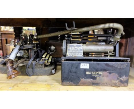 Vintage Dictaphone, Dictograph &amp; Olivetti manual typewriter (3)