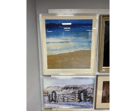Martin Decent - 'Frozen Gate - Burbage' One-Off Artists Proof Print 59 x 89.5cm signed and dated 2023 verso, another 'Evening