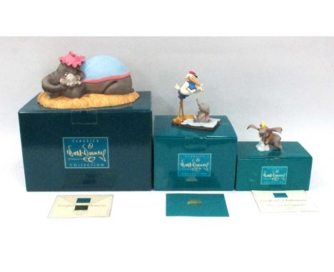 Walt Disney Classics Collection Dumbo: 'Baby Mine' (Mrs Jumbo and Dumbo), Bundle of Joy (Messenger Stork and Dumbo) and When 