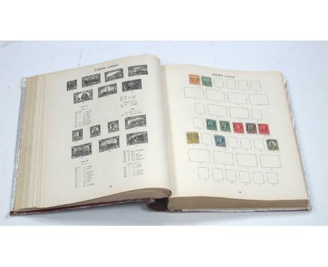 Stamps; A 'New Imperial' Album Containing a Collection of Great Britain and Commonwealth Stamps from Q.V - KGV, from countrie