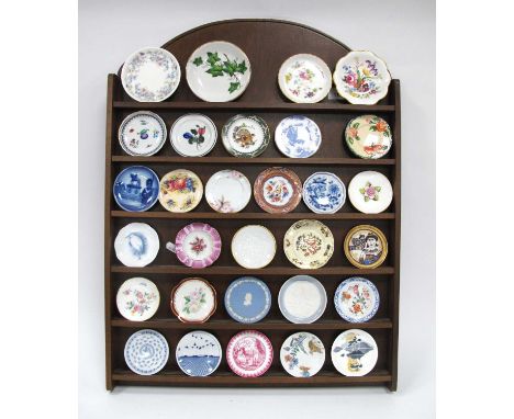 Franklin Mint Miniature Collectors Plates Including - Royal Worcester, Limoges, Lladro, Wedgwood, Coalport, Spode, Copenhagen
