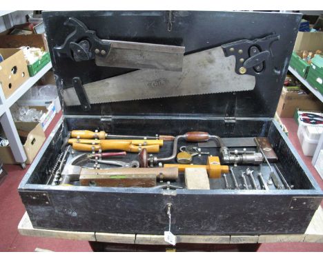 GTL All Best British Tool Chest, containing two tiers of original tools.