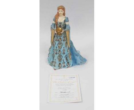 Royal Worcester 'The Chalice of Love' figurine limited edition 1753/7500, with certificate, approx. 23cm high.no chips, crack