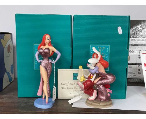 Walt Disney Classics Collection Who Framed Roger Rabbit Figures - 'Dear Jessica How Do I Love Thee' (Roger and Jessica Rabbit