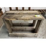 Pair wood Trestles, 820mm x 650mm