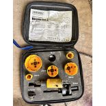 Faithfull Hole Saw Set, incomplete, including case
