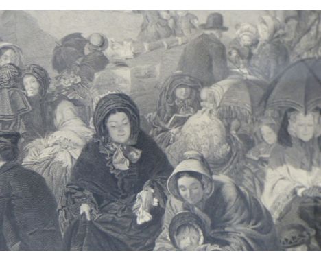 AFTER W.P.FRITH, LIFE AT THE SEASIDE, FOLIO ENGRAVING. 60x190cms