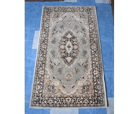 A Kashmir Patterned Woollen Carpet, 180x82cms