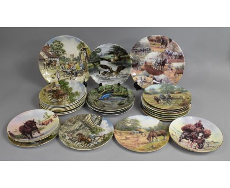 A Collection of Various Collectors Plates to comprise Royal Doulton Series of Limited Edition As Once They Worked The Land, b
