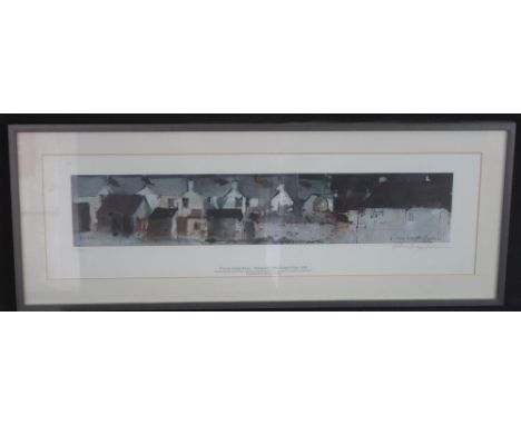 AFTER JOHN KNAPP-FISHER, (British, 1931-2015), 'Terrace House Backs - Fishguard', signed in pencil and in the plate, with dat