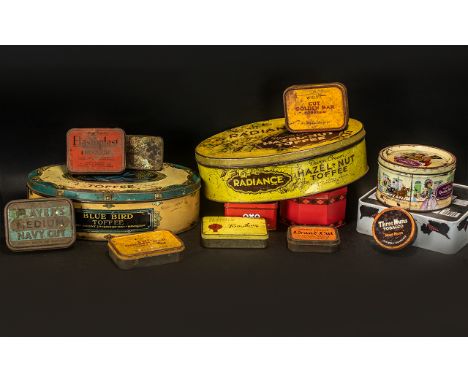A Collection Of Advertising Tins/ Tobacco Tins14 In Total. Comprising, Wills’s Cut Golden Bar Tobacco x2, Elastoplasto First 