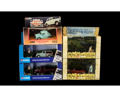 Corgi Collection of Diecast Model Cars from famous TV series, five (5) in total, comprising:  1.  'Some Mothers Do 'Ave Em' M