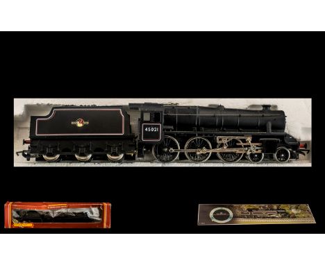 Hornby Railways 00 Gauge Scale Model for adult collectors.  R.068-BR Class 5-4-6-0 Locomotive 45021, with original box.  Loco