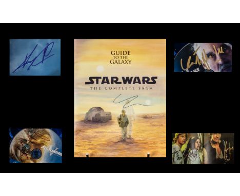 Star Wars Autographed First Edition Bluray Boxset by 15 cast & creatorThis is something extremely rare and unusual, it is a m