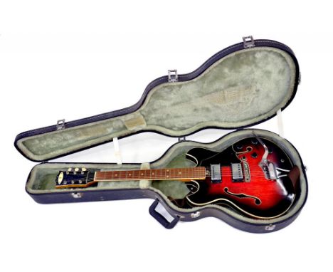 AN ELECTRIC GUITAR, VINTAGE ITEM
