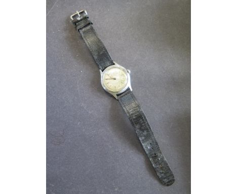 A Favre Leuba stainless mid size allresist manual wind wristwatch - 35mm wide including button - No 176 229 wear to case and 