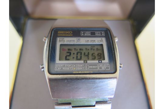seiko digital watches 1970s
