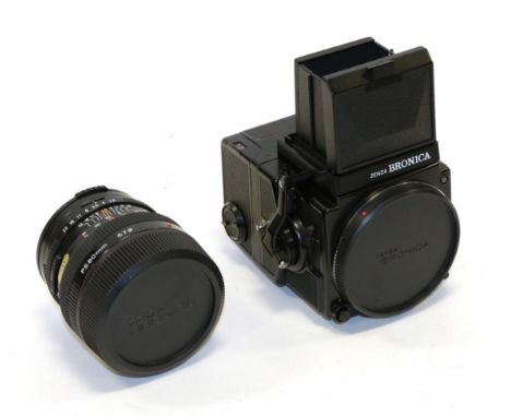 Zenza Bronica ETRSi Camera no.M52106442 with Zenzaron-PS f2.8 80mm lens 