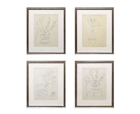 HENRI MATISSE (4). (d) a set of four still life collotypes, signed in the plate, printed by Martin Fabiani 1943, edition: 950