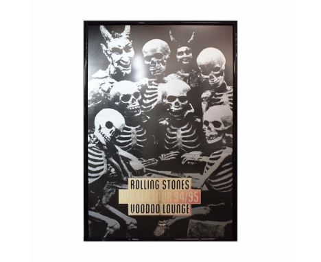 THE ROLLING STONES. VOODOO LOUNGE WORLD TOUR 94/95 POSTER. 155cm x 107cm. .