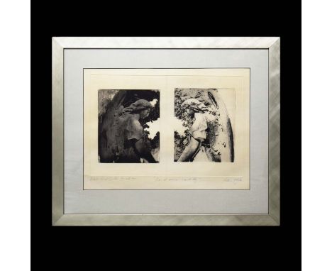 BETTINA MCMAHON (1930 - 2024). I AM THE DAMNED I AM THE HOLY. Proof Etching, 32cms x 49cms (plate), signed titled and inscrib