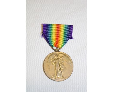 A First War Victory medal awarded to No. 37316 Pte. F. C. T. Nation DCLI