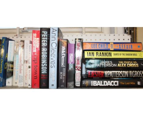 A selection of modern first edition volumes and others including J Le Carre, F Forsyth, H Spring and others, etc