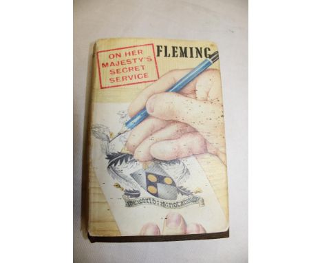 Fleming (Ian) On Her Majesty's Secret Service, 1 vol. first edition 1963, pub. J. Cape, dust jacket