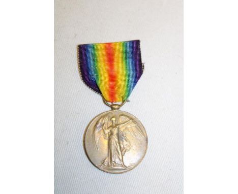 A First War Victory medal awarded to No. 2813 A. Cpl. T. Gundry DCLI