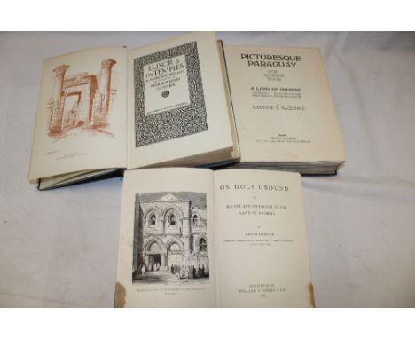 MacDonald (AK) Paraguay - It's People, Customs and Commerce, first edition 1911; Blackman (AM) Luxor and It's Temples 1923 an