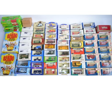 Collection of diecast model vehicles and trams to include Lledo, Lesney and Corgi (including 2x Vanguards), various scales. Q