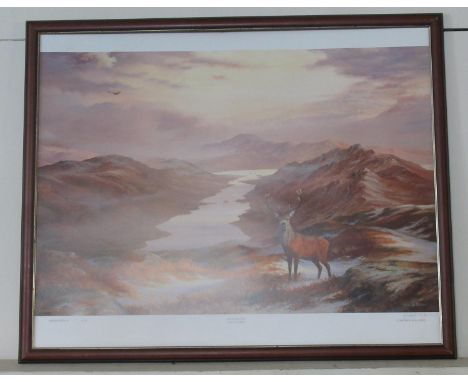 Elizabeth M Halstead (British C20th); 'The Lonely Ones, Kinoch Hourn', ltd.ed. colour print, signed and numbered 22/300 in pe