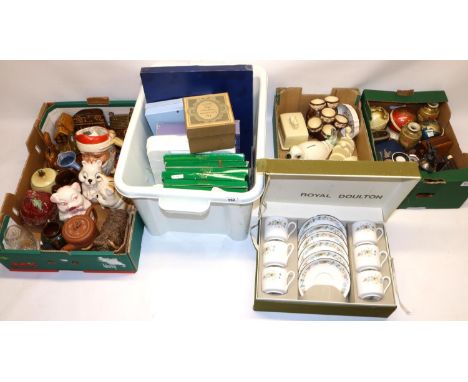 Large Royal Doulton character jug, Santa Claus with toy doll handle D6668, and various other collectables, predominantly cera