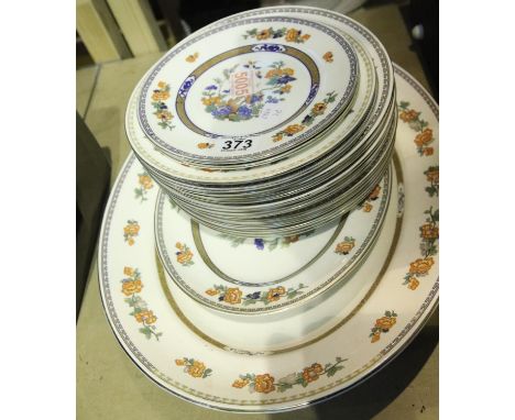 Collection of Scotch ivory decorative plates. Not available for in-house P&amp;P 