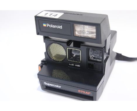 Polaroid Supercolour 670AF, instant colour camera ? in working order. P&amp;P Group 2 (£18+VAT for the first lot and £3+VAT f