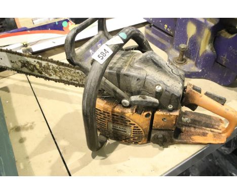 Dolmar III petrol driven chainsaw. Not available for in-house P&amp;P 