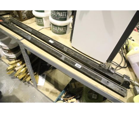 Pair of large metal sash clamps. Not available for in-house P&amp;P 