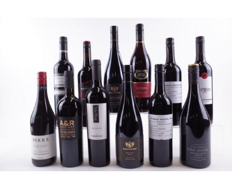 12 BOTTLES AUSTRALIAN RED WINEPikes Los Compañeros Shiraz Tempranillo 2020; For the Angels A+R Shiraz Durif 2020; De Bertoli 