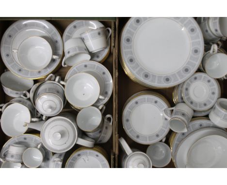 An extensive Noritake coffee, dinner and tea serve, Nile pattern numbered 6719.