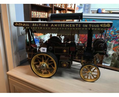 A live model traction engine 'Queen Mary', Charles Burrell and Sons, 52cm long