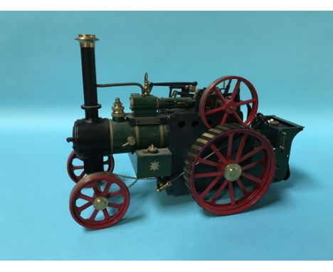 A small spirit driven traction engine 'Titan', 29cm long