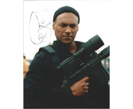 James Bond Colin Salmon 10x8 signed portrait colour photo from Resident Evil. Colin Salmon, born 6 December 1962 is a British