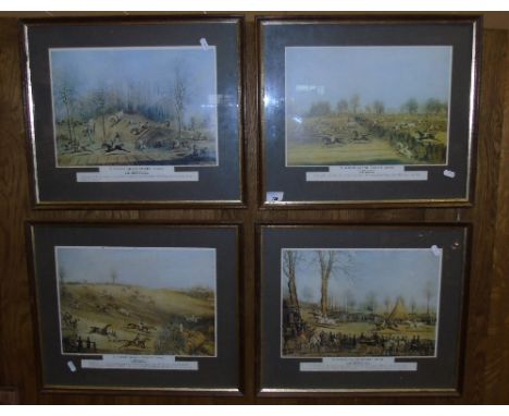 A Set of Four Hunting Prints.