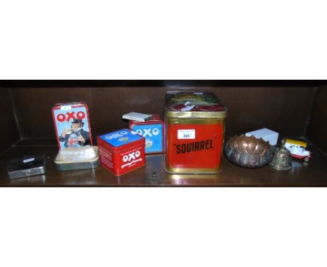 A Small Collection of Vintage Advertising Tins.