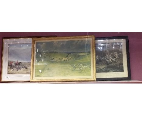 Three Hunting Prints.