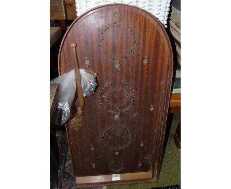 A Vintage Bagatelle Table retailed by Fortnum & Mason, London.